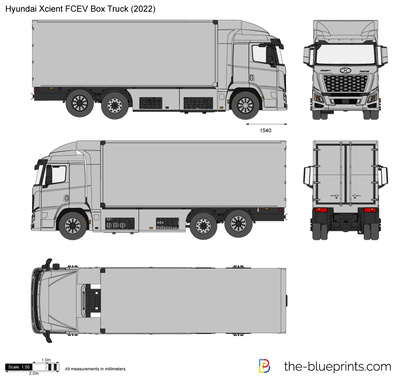 Hyundai Xcient FCEV Box Truck