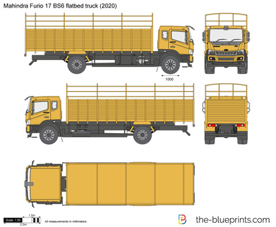 Mahindra Furio 17 BS6 flatbed truck (2020)