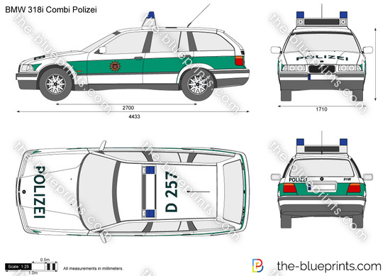BMW 318i Combi Polizei E36