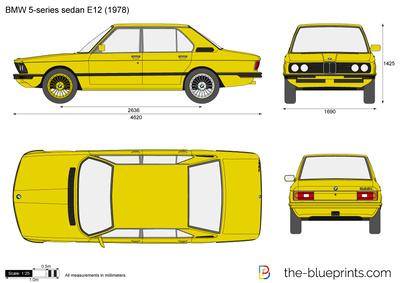 BMW 5-series sedan E12 (1978)