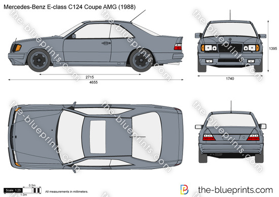 Mercedes-Benz E-class C124 Coupe AMG