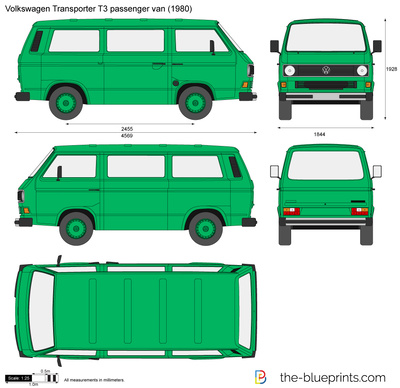 Volkswagen Transporter T3 passenger van (1980)