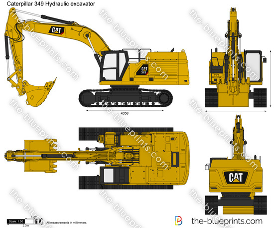 Caterpillar 349 Hydraulic excavator