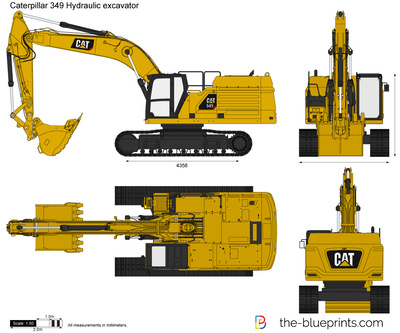 Caterpillar 349 Hydraulic excavator