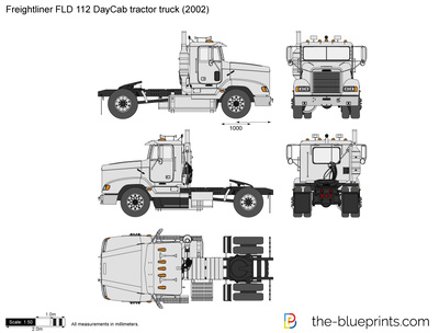 Freightliner FLD 112 DayCab tractor truck