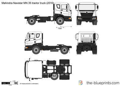 Mahindra Navistar MN 35 tractor truck (2010)