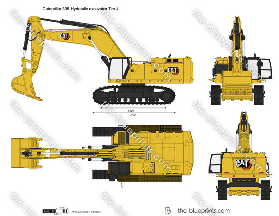 Caterpillar 395 Hydraulic excavator Tier 4