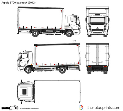 Agrale 8700 box truck