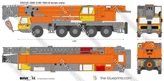 GROVE GMK 5180 180t All terrain crane