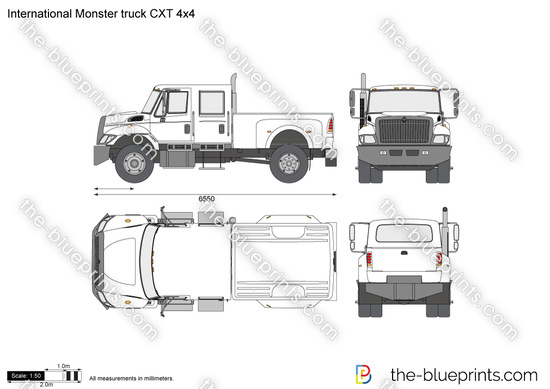 International Monster truck CXT 4x4