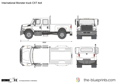International Monster truck CXT 4x4
