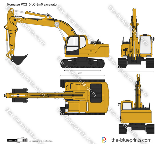 Komatsu PC210 LC-8m0 excavator