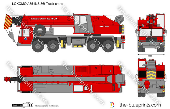 LOKOMO A351NS 36t Truck crane