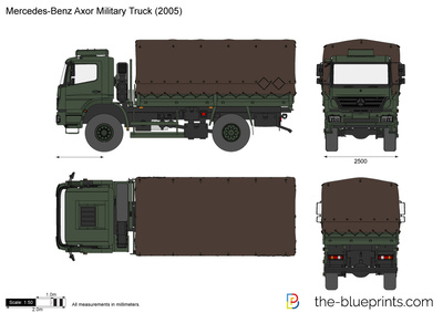 Mercedes-Benz Axor Military Truck
