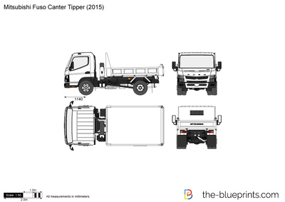 Mitsubishi Fuso Canter Tipper (2015)