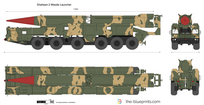 Shaheen 2 Missile Launcher