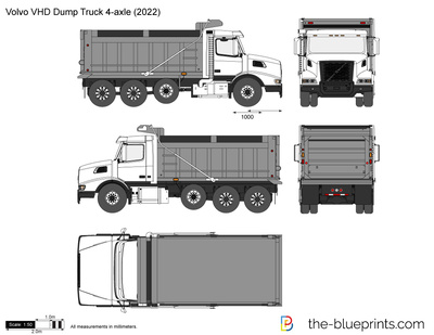 Volvo VHD Dump Truck 4-axle (2022)