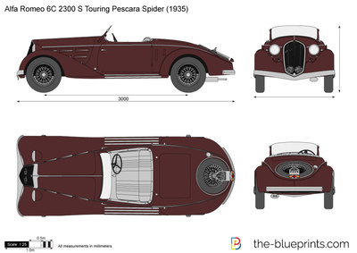 Alfa Romeo 6C 2300 S Touring Pescara Spider (1935)
