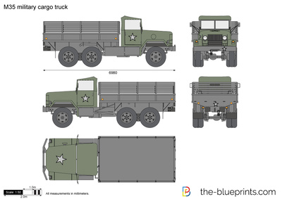 M35 military cargo truck