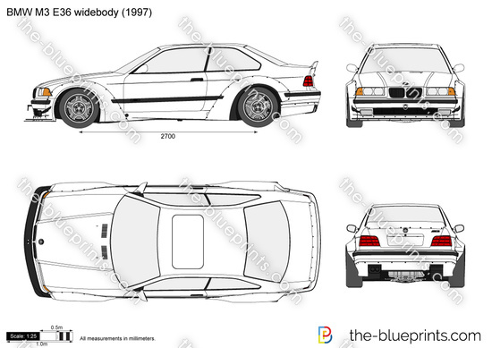 BMW M3 E36 widebody