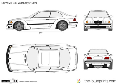 BMW M3 E36 widebody (1997)