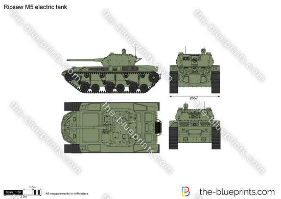 Ripsaw M5 electric tank
