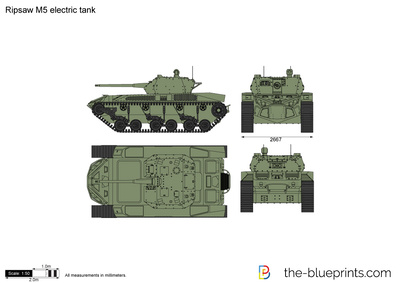 Ripsaw M5 electric tank