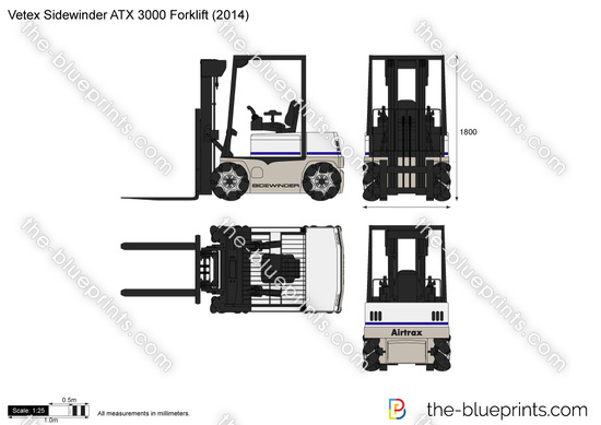 Vetex Sidewinder ATX 3000 Forklift