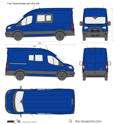 Ford Transit Double cab L2H2 350