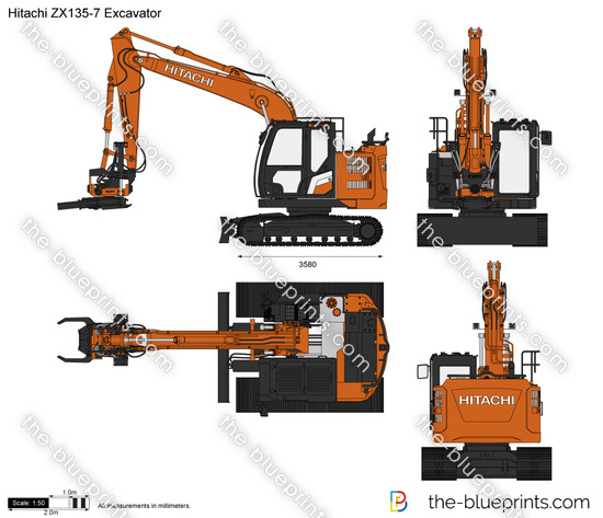 Hitachi ZX135-7 Excavator