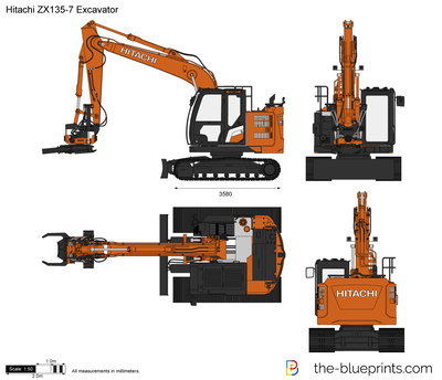 Hitachi ZX135-7 Excavator