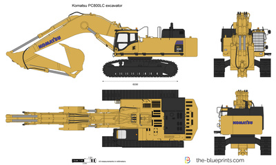 Komatsu PC800LC excavator