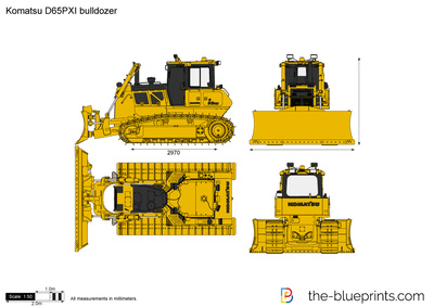 Komatsu D65PXI bulldozer