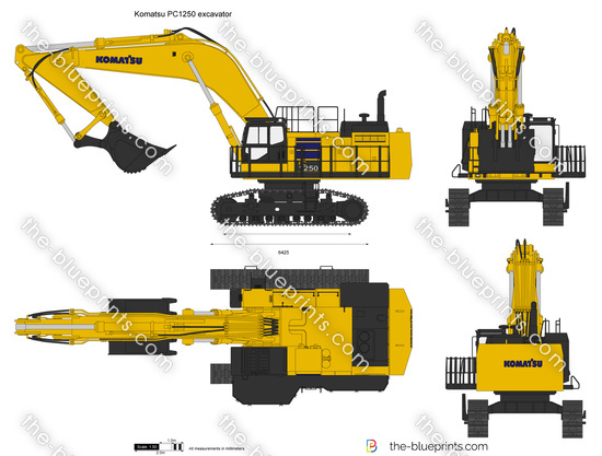 Komatsu PC1250 excavator