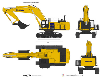 Komatsu PC1250 excavator