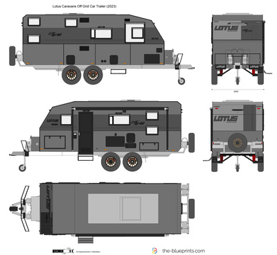 Lotus Caravans Off Grid Car Trailer (2023)
