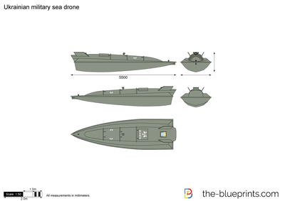 Ukrainian military sea drone