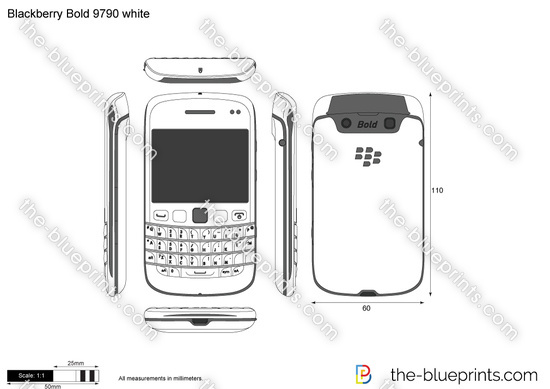 Blackberry Bold 9790 white