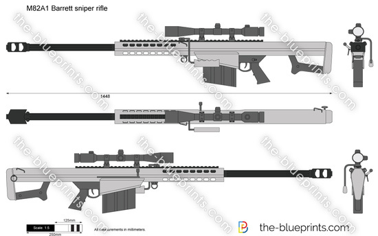 M82A1 Barrett sniper rifle
