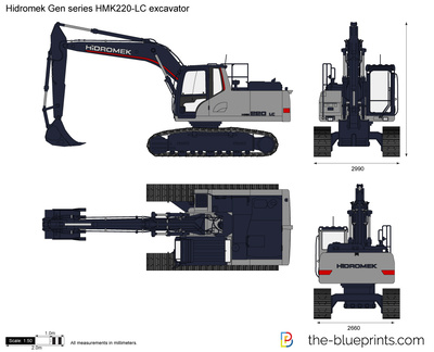 Hidromek Gen series HMK220-LC excavator