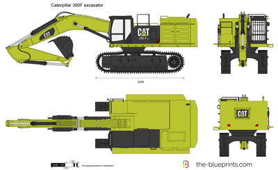 Caterpillar 390F excavator