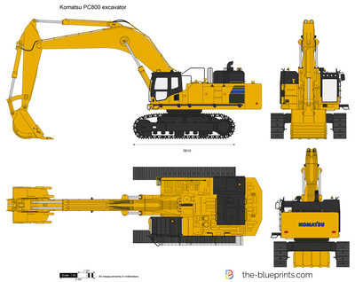 Komatsu PC800 excavator