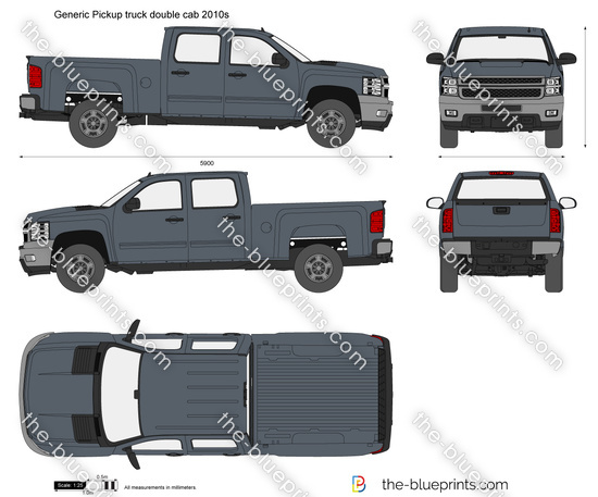 Generic Pickup truck double cab 2010s