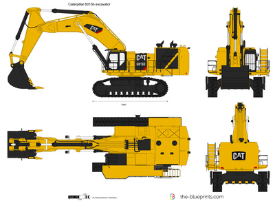Caterpillar 6015b excavator