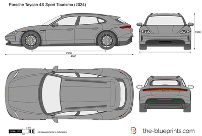 Porsche Taycan 4S Sport Tourismo (2024)