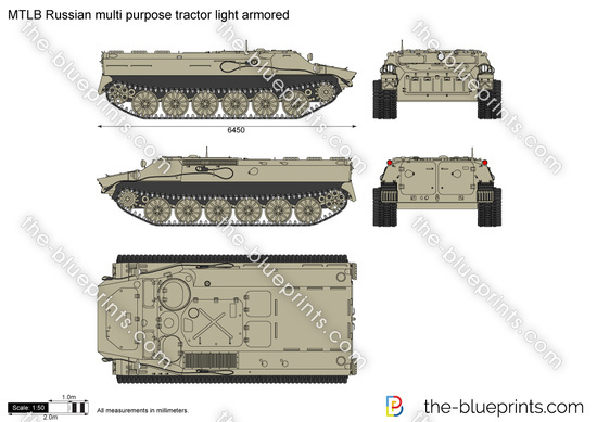 MTLB Russian multi purpose tractor light armored