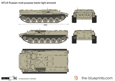 MTLB Russian multi purpose tractor light armored