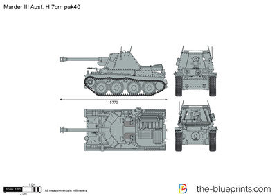Marder III Ausf. H 7cm pak40