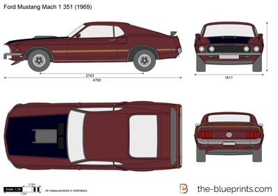 Ford Mustang Mach 1 351 (1969)