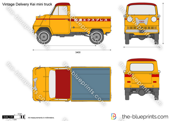 Vintage Delivery Kei mini truck